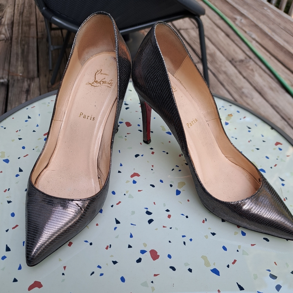Christian Louboutin Metalic Heels